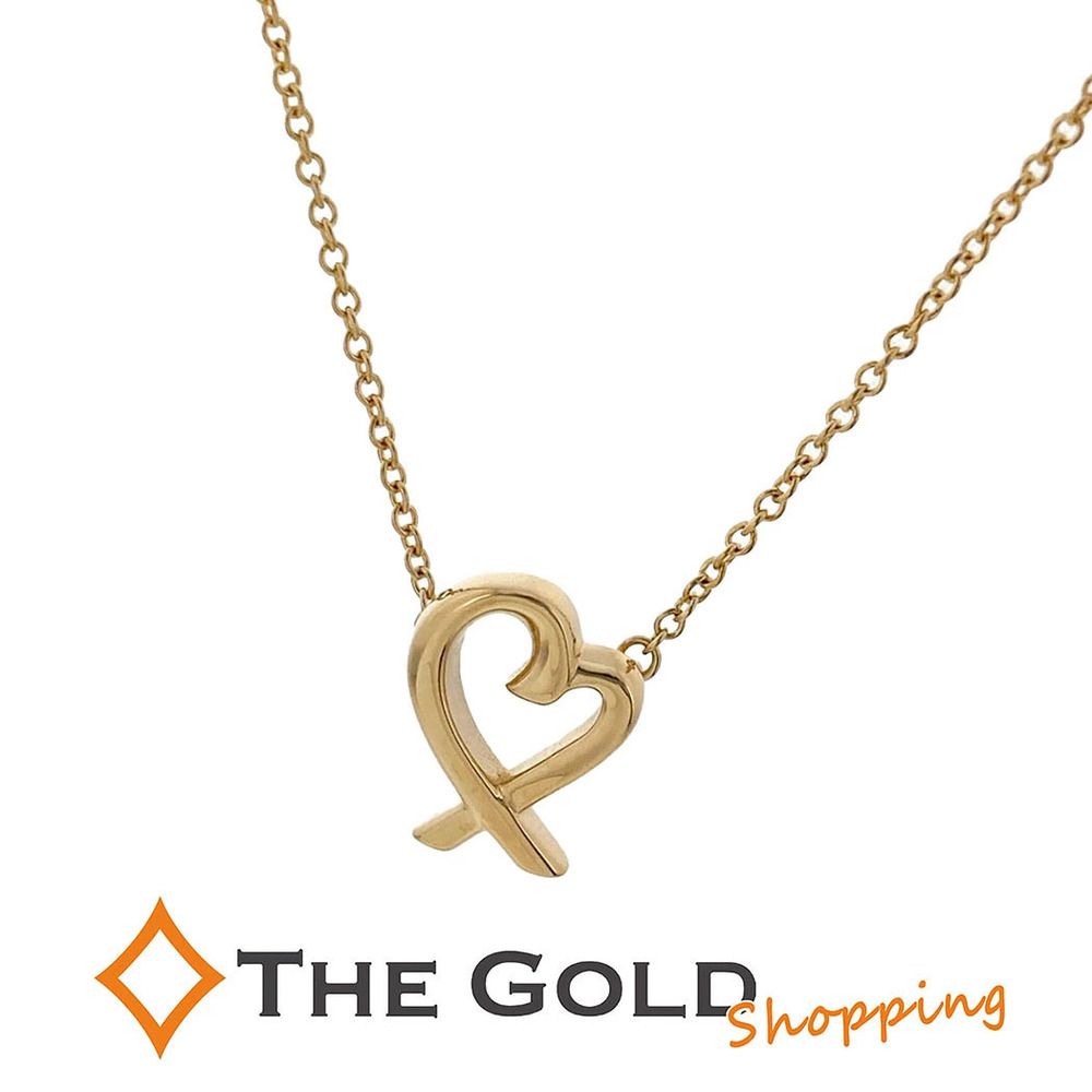 Tiffany Co Paloma Picasso Loving Heart Pendant Wg Diamond White Gold